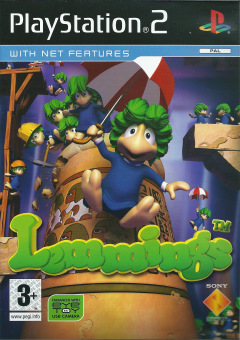 Lemmings for the Sony PlayStation 2 Front Cover Box Scan
