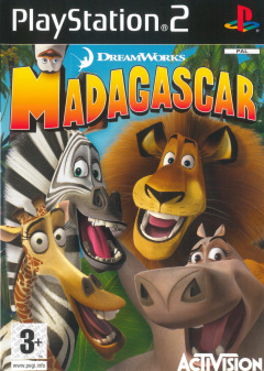 Madagascar for the Sony PlayStation 2 Front Cover Box Scan