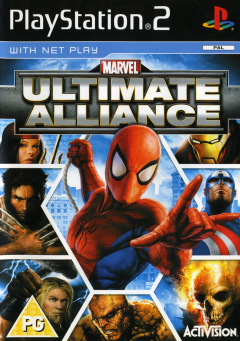 Marvel Ultimate Alliance for the Sony PlayStation 2 Front Cover Box Scan