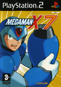 Megaman X 7 for the Sony PlayStation 2 Front Cover Box Scan
