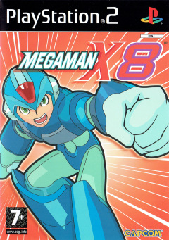 Megaman X 8 for the Sony PlayStation 2 Front Cover Box Scan