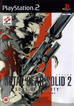 Metal Gear Solid 2: Sons of Liberty for the Sony PlayStation 2 Front Cover Box Scan