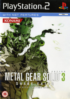 Metal Gear Solid 3: Snake Eater for the Sony PlayStation 2 Front Cover Box Scan