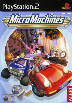 Micro Machines for the Sony PlayStation 2 Front Cover Box Scan