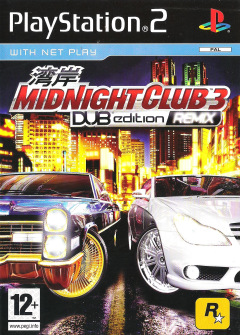 Midnight Club 3: DUB Edition Remix for the Sony PlayStation 2 Front Cover Box Scan