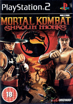 Mortal Kombat: Shaolin Monks for the Sony PlayStation 2 Front Cover Box Scan