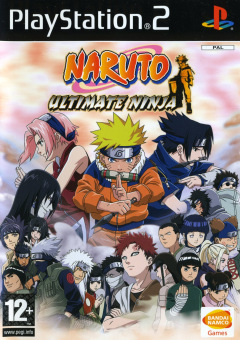 Naruto: Ultimate Ninja for the Sony PlayStation 2 Front Cover Box Scan