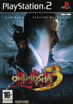 Onimusha 3 for the Sony PlayStation 2 Front Cover Box Scan