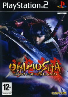 Onimusha: Dawn of Dreams for the Sony PlayStation 2 Front Cover Box Scan