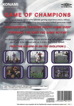 Scan of Pro Evolution Soccer