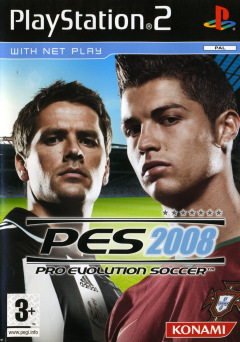 Pro Evolution Soccer 2008 for the Sony PlayStation 2 Front Cover Box Scan