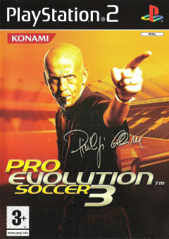Pro Evolution Soccer 3 for the Sony PlayStation 2 Front Cover Box Scan