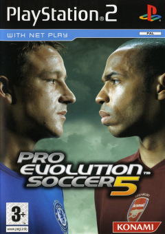 Pro Evolution Soccer 5 for the Sony PlayStation 2 Front Cover Box Scan
