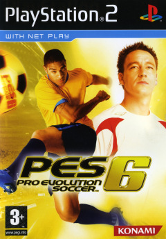 Pro Evolution Soccer 6 for the Sony PlayStation 2 Front Cover Box Scan