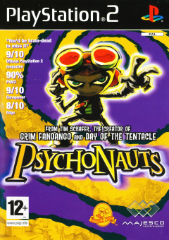 PsychoNauts for the Sony PlayStation 2 Front Cover Box Scan
