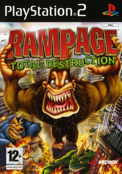 Rampage: Total Destruction for the Sony PlayStation 2 Front Cover Box Scan