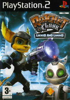 Ratchet & Clank 2: Locked and Loaded for the Sony PlayStation 2 Front Cover Box Scan