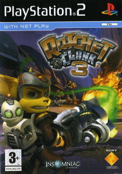 Ratchet & Clank 3 for the Sony PlayStation 2 Front Cover Box Scan