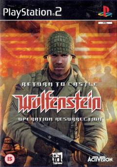 Return to Castle Wolfenstein: Operation Resurrection for the Sony PlayStation 2 Front Cover Box Scan