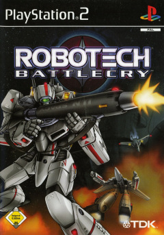 Robotech: Battlecry for the Sony PlayStation 2 Front Cover Box Scan