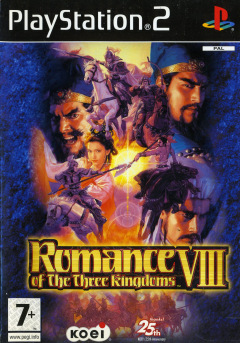 Romance of the Three Kingdoms VIII for the Sony PlayStation 2 Front Cover Box Scan