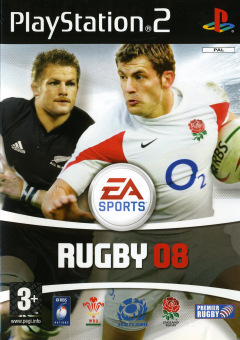 Rugby 08 for the Sony PlayStation 2 Front Cover Box Scan