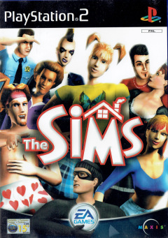 The Sims for the Sony PlayStation 2 Front Cover Box Scan