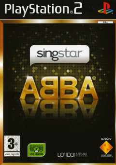 SingStar ABBA for the Sony PlayStation 2 Front Cover Box Scan
