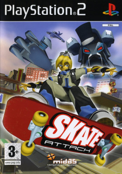 Skate Attack for the Sony PlayStation 2 Front Cover Box Scan