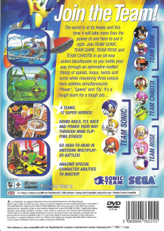 Scan of Sonic Heroes