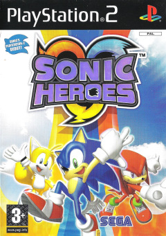 Sonic Heroes for the Sony PlayStation 2 Front Cover Box Scan