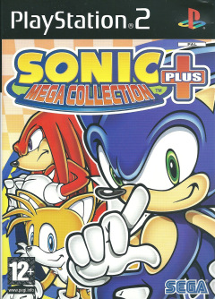 Sonic Mega Collection Plus for the Sony PlayStation 2 Front Cover Box Scan