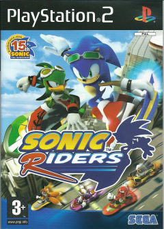 Sonic Riders for the Sony PlayStation 2 Front Cover Box Scan