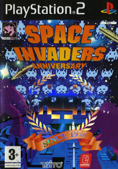 Space Invaders Anniversary for the Sony PlayStation 2 Front Cover Box Scan