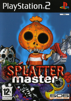 Splatter Master for the Sony PlayStation 2 Front Cover Box Scan