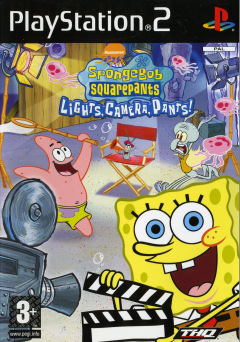 SpongeBob Squarepants: Lights, Camera, Pants! for the Sony PlayStation 2 Front Cover Box Scan