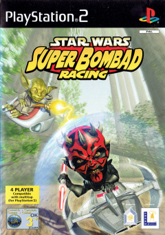 Star Wars: Super Bombad Racing for the Sony PlayStation 2 Front Cover Box Scan