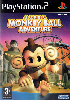 Super Monkey Ball Adventure for the Sony PlayStation 2 Front Cover Box Scan