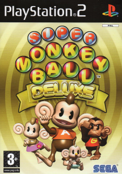 Super Monkey Ball Deluxe for the Sony PlayStation 2 Front Cover Box Scan
