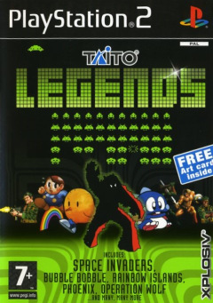 Taito Legends for the Sony PlayStation 2 Front Cover Box Scan