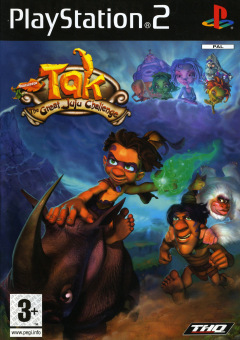 Tak: The Great JuJu Challenge for the Sony PlayStation 2 Front Cover Box Scan