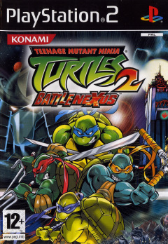 Teenage Mutant Ninja Turtles 2: Battle Nexus for the Sony PlayStation 2 Front Cover Box Scan
