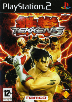 Tekken 5 for the Sony PlayStation 2 Front Cover Box Scan