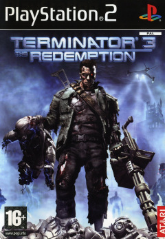 Terminator 3: The Redemption for the Sony PlayStation 2 Front Cover Box Scan