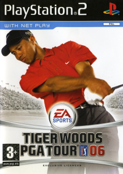 Tiger Woods PGA Tour 06 for the Sony PlayStation 2 Front Cover Box Scan