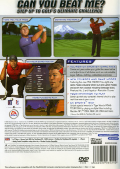 Scan of Tiger Woods PGA Tour 2004