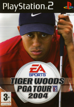 Tiger Woods PGA Tour 2004 for the Sony PlayStation 2 Front Cover Box Scan