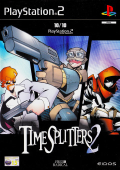 TimeSplitters 2 for the Sony PlayStation 2 Front Cover Box Scan