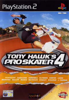 Tony Hawk's Pro Skater 4 for the Sony PlayStation 2 Front Cover Box Scan
