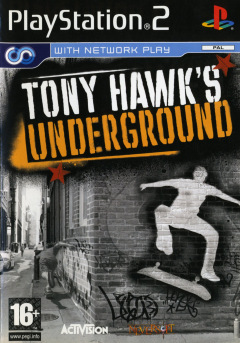 Tony Hawk's Underground for the Sony PlayStation 2 Front Cover Box Scan